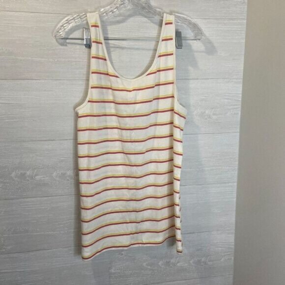 a new day Women's Striped Round Scoop Neck Sleeveless Tank Top - Picture 5 of 7